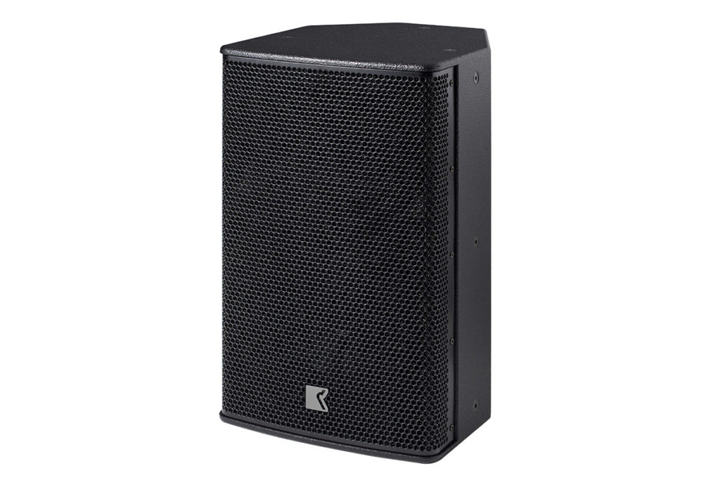 Two-way self-powered loudspeaker
Components: 1 x 10″, 1 x 1.75″
Directivity: 80° x 60°