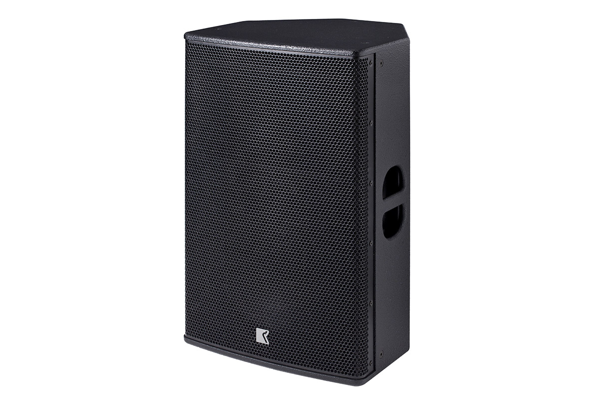 Two-way self-powered loudspeaker
Components: 1 x 15″, 1 x 3″
Directivity: 90° x 50°