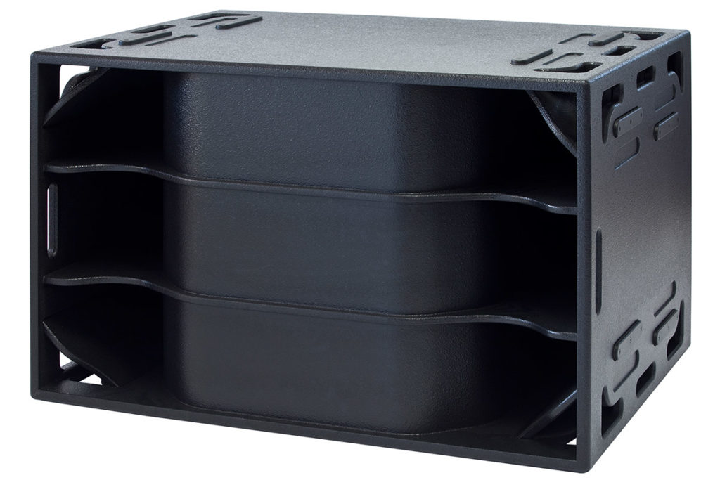 Infra-sub large scale subwoofer
Components: 1 x 21”
Directivity: quasi-omnidirectional