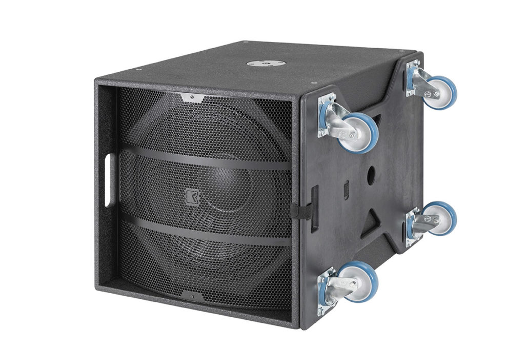 High-power sub-bass enclosure
Outline’s ‘E.R.P.’ Technology
Components: 1 x 18”