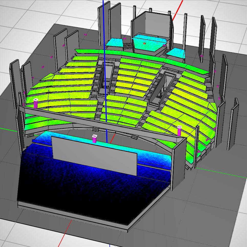 3D direct acoustic simulation software
Super-fast calculations
DXF import capability