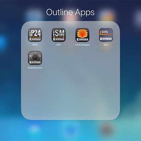 iPad 어플리케이션 
Outline iMode 디바이스 컨트롤
(DVS, iSPm iSM, miniCompass iSP, iP24