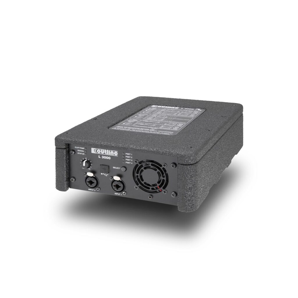 World’s toughest compact power amp
Up to 3000 W / Integrated DSP
Compact. Practical. Smart